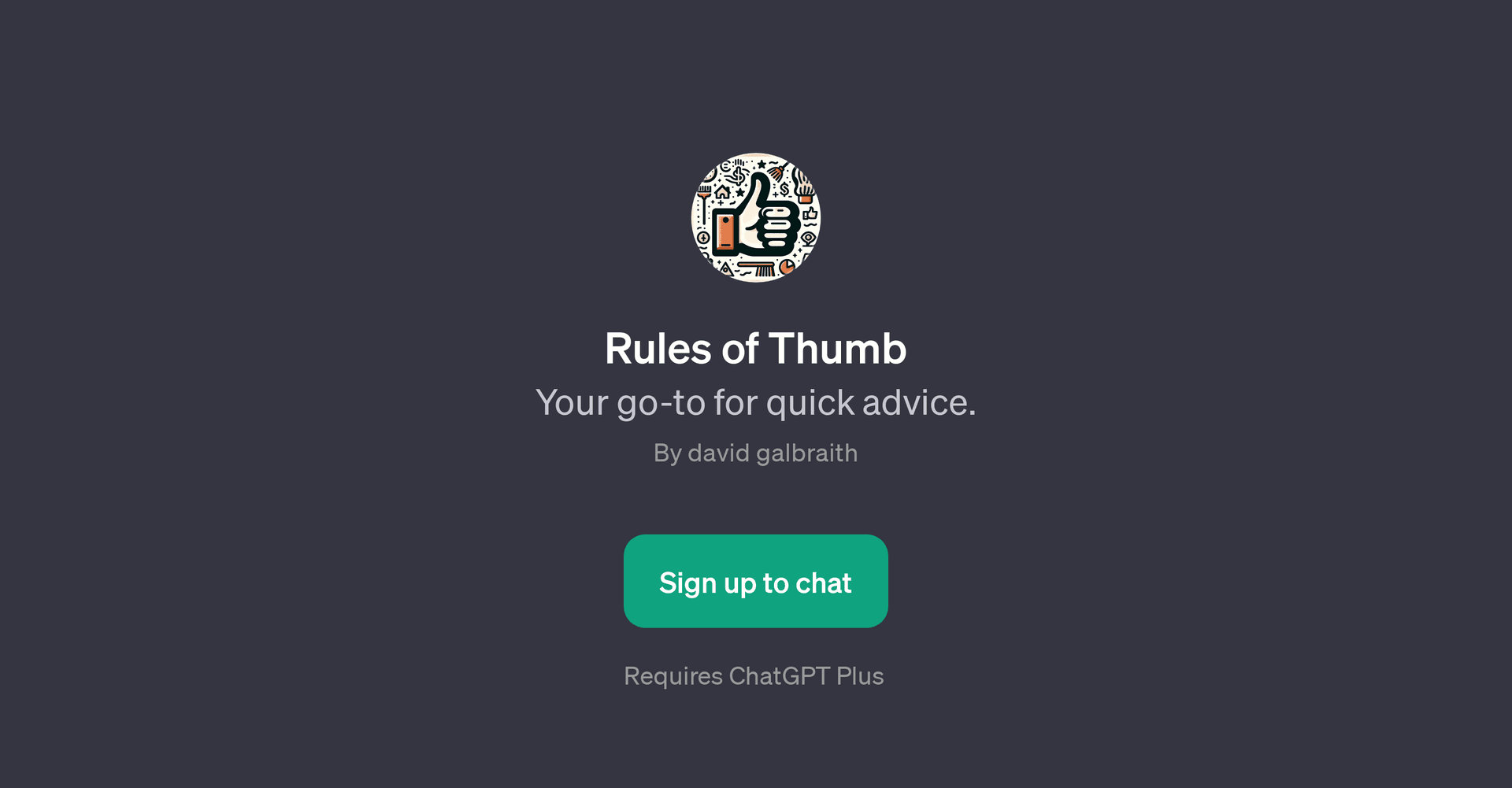 Rules of Thumb
