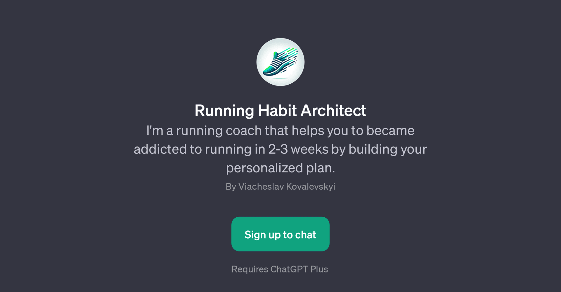 Running Habit Architect