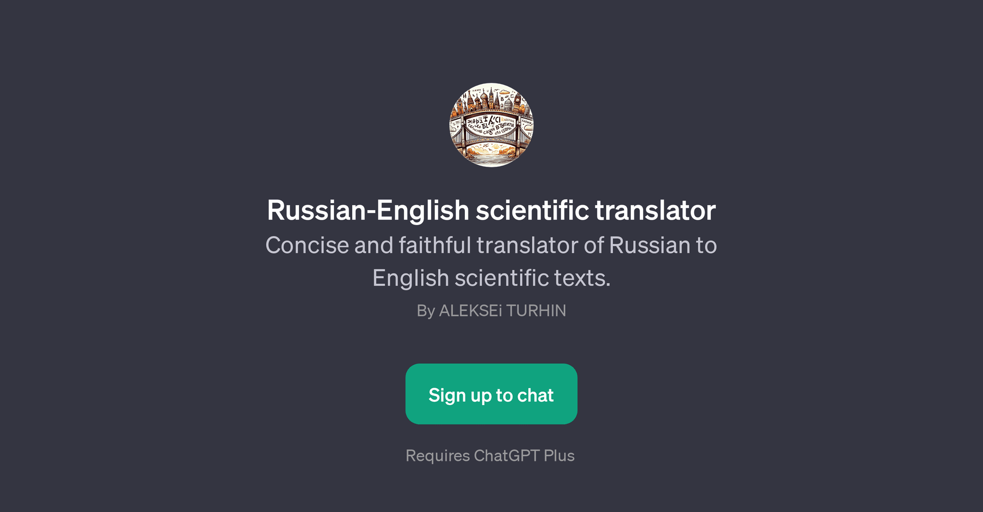 Russian-English Scientific Translator