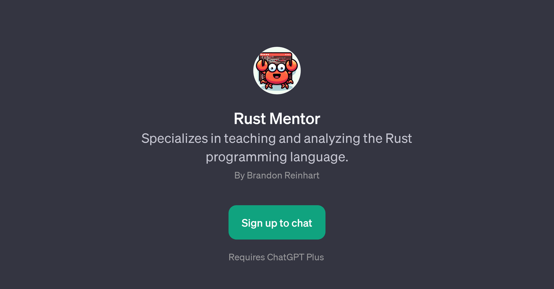 Rust Mentor