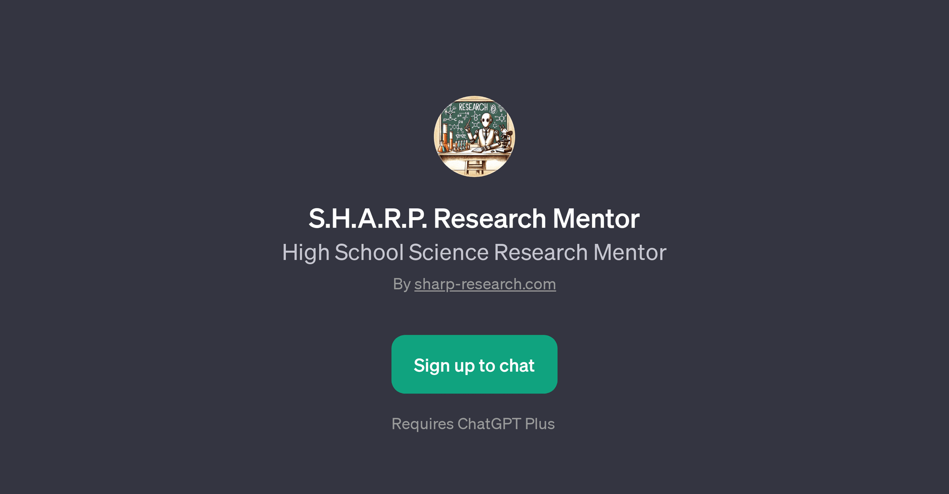 S.H.A.R.P. Research Mentor