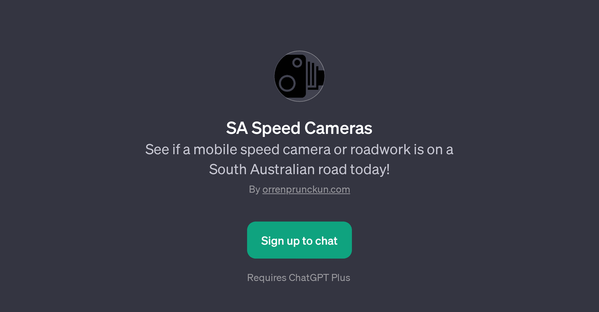 SA Speed Cameras