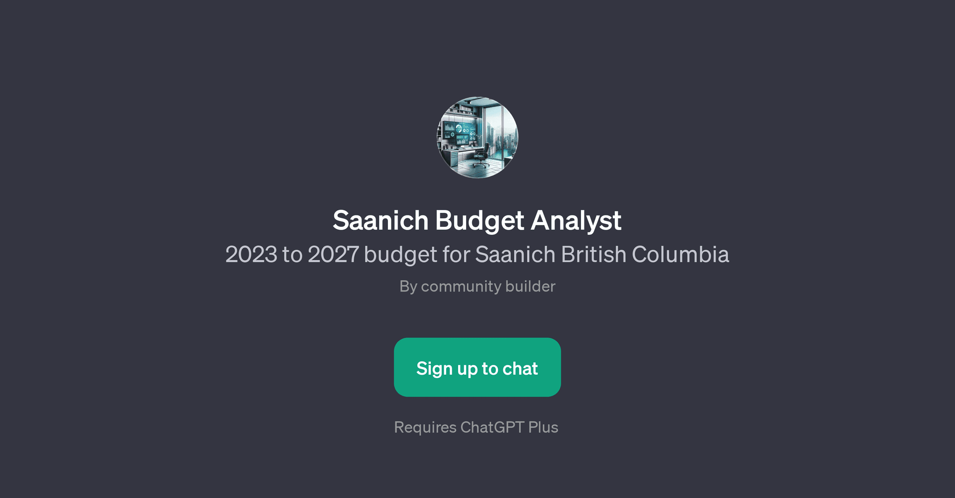 Saanich Budget Analyst