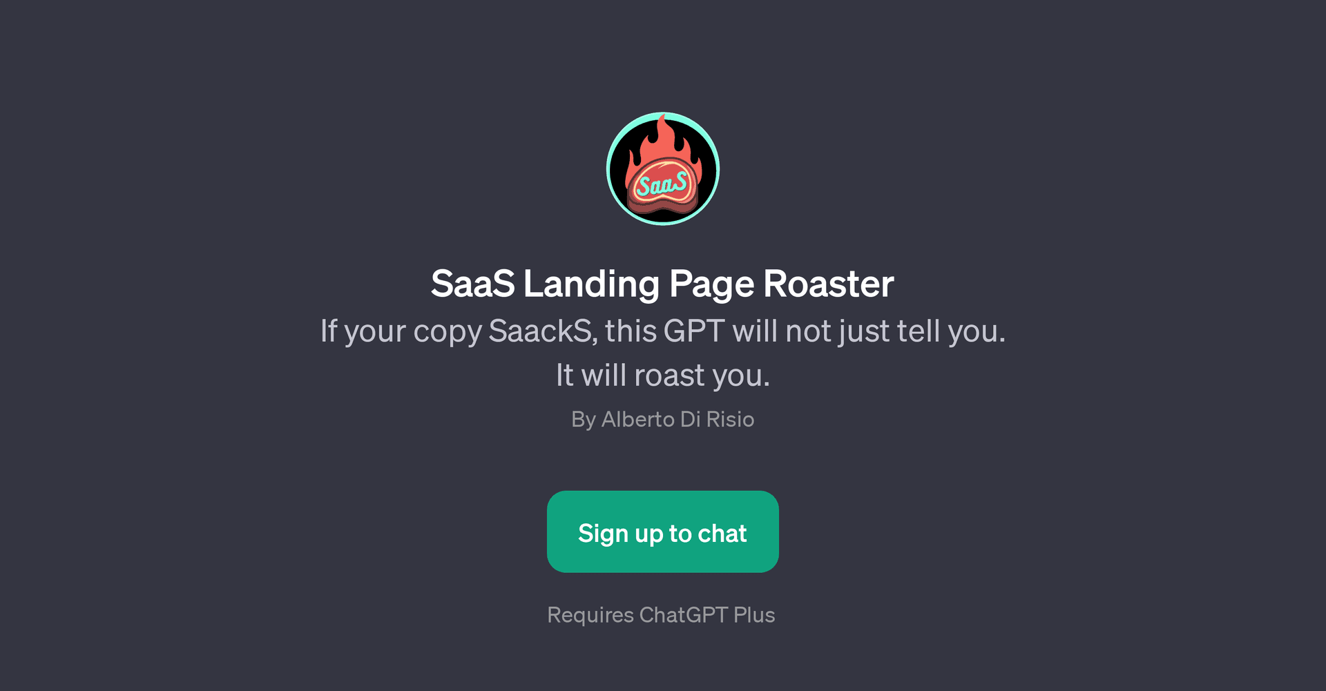 SaaS Landing Page Roaster