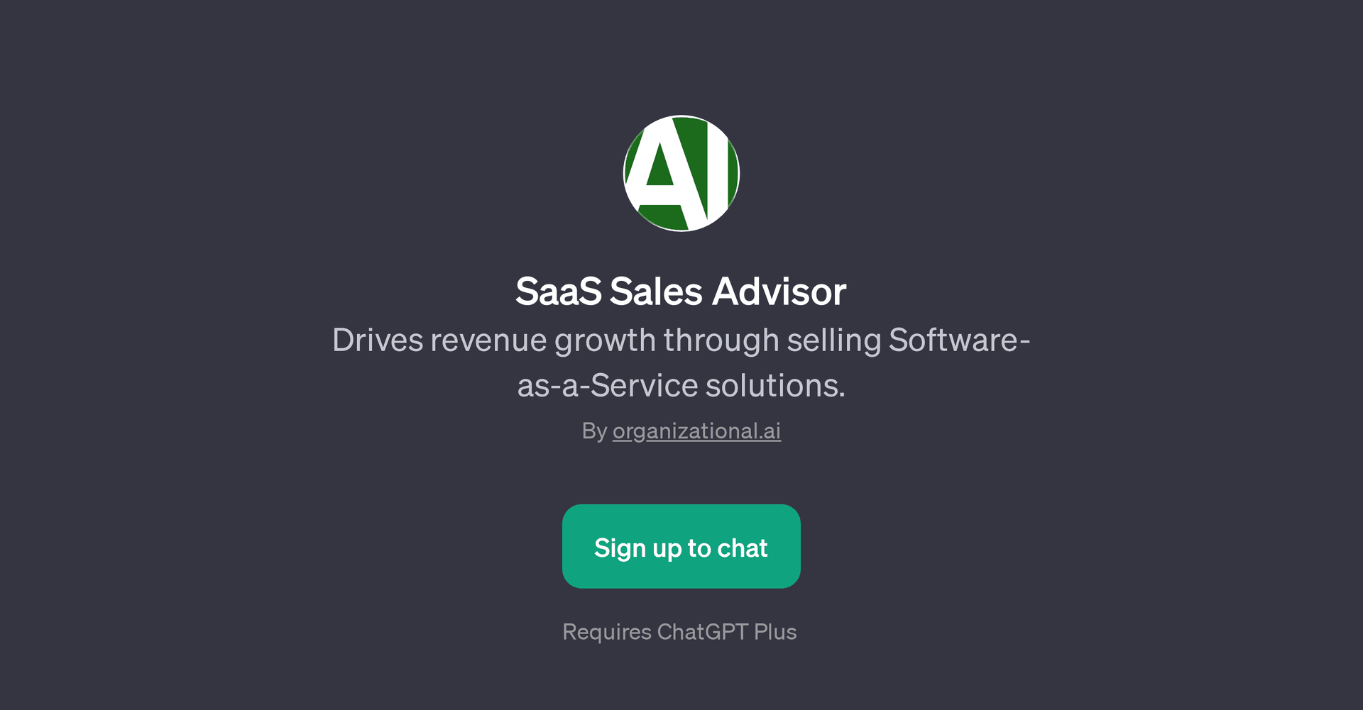 SaaS Sales Advisor