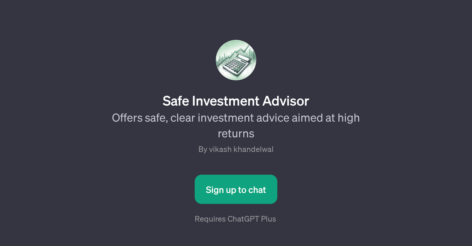 Safe Investment Advisor