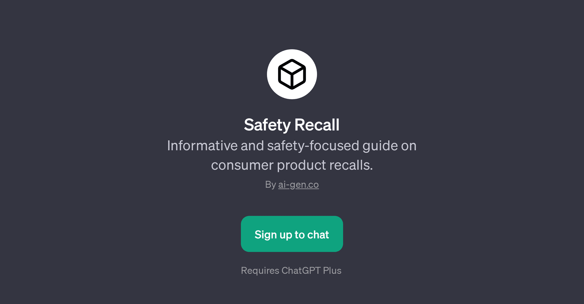 Safety Recall