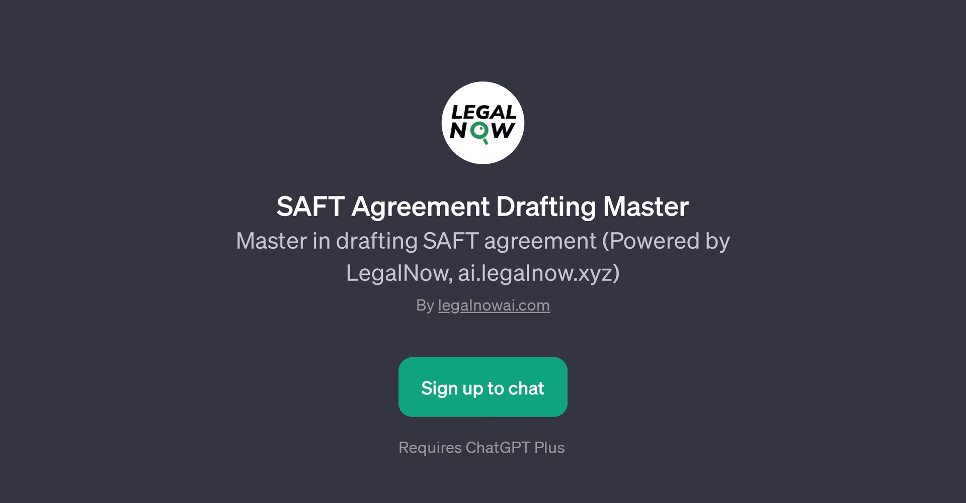 SAFT Agreement Drafting Master