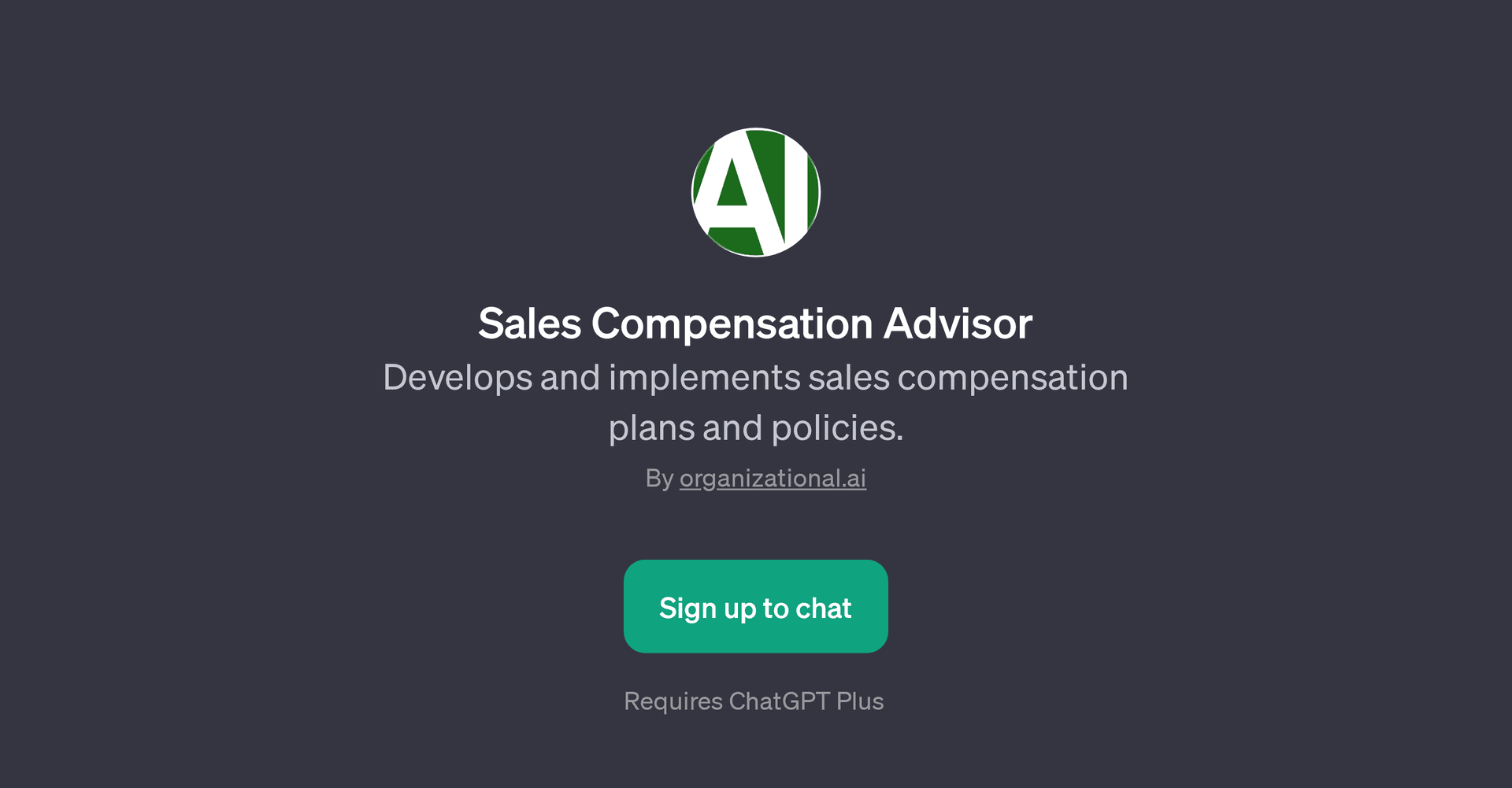 Sales Compensation Advisor
