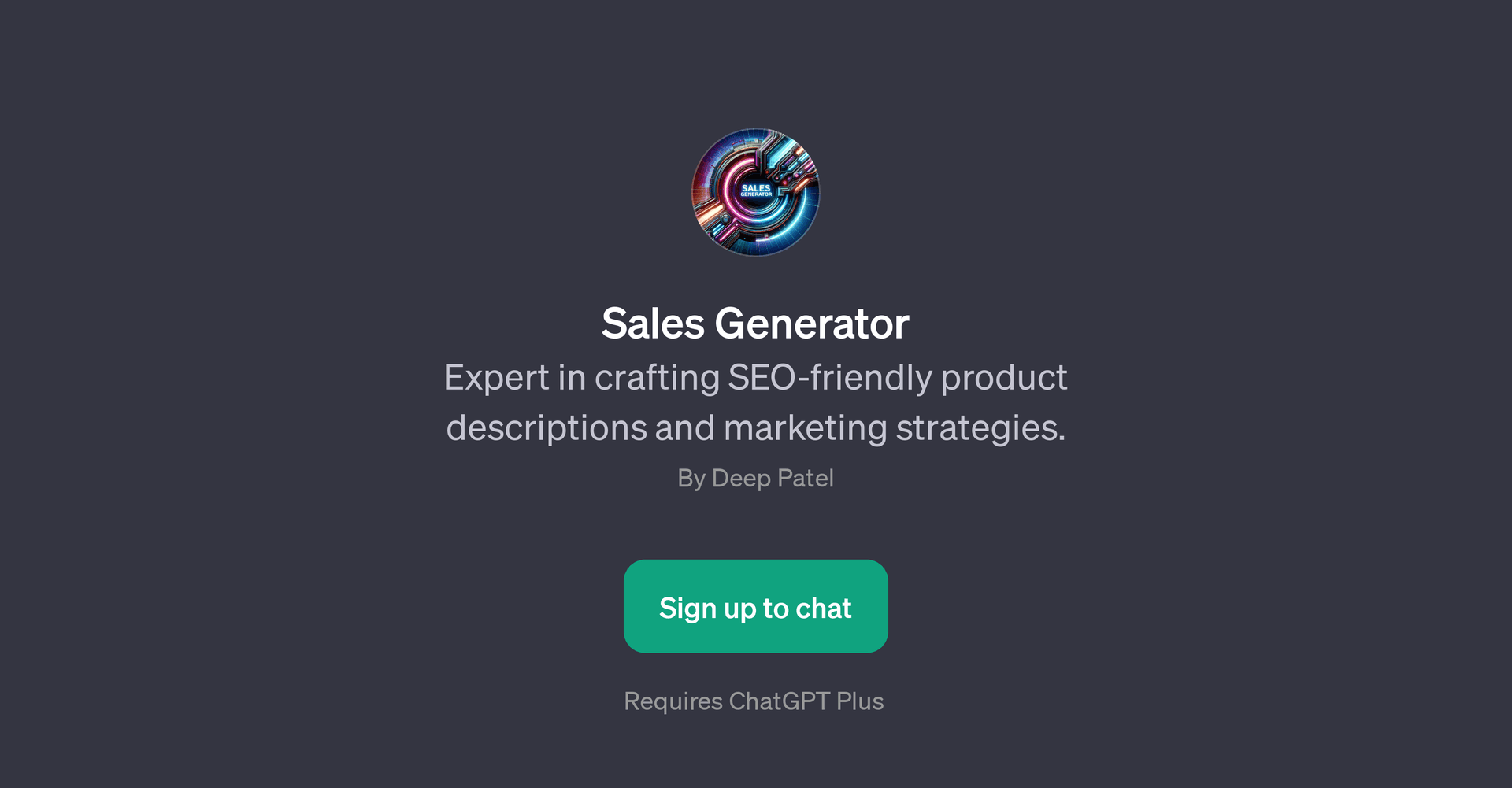 Sales Generator