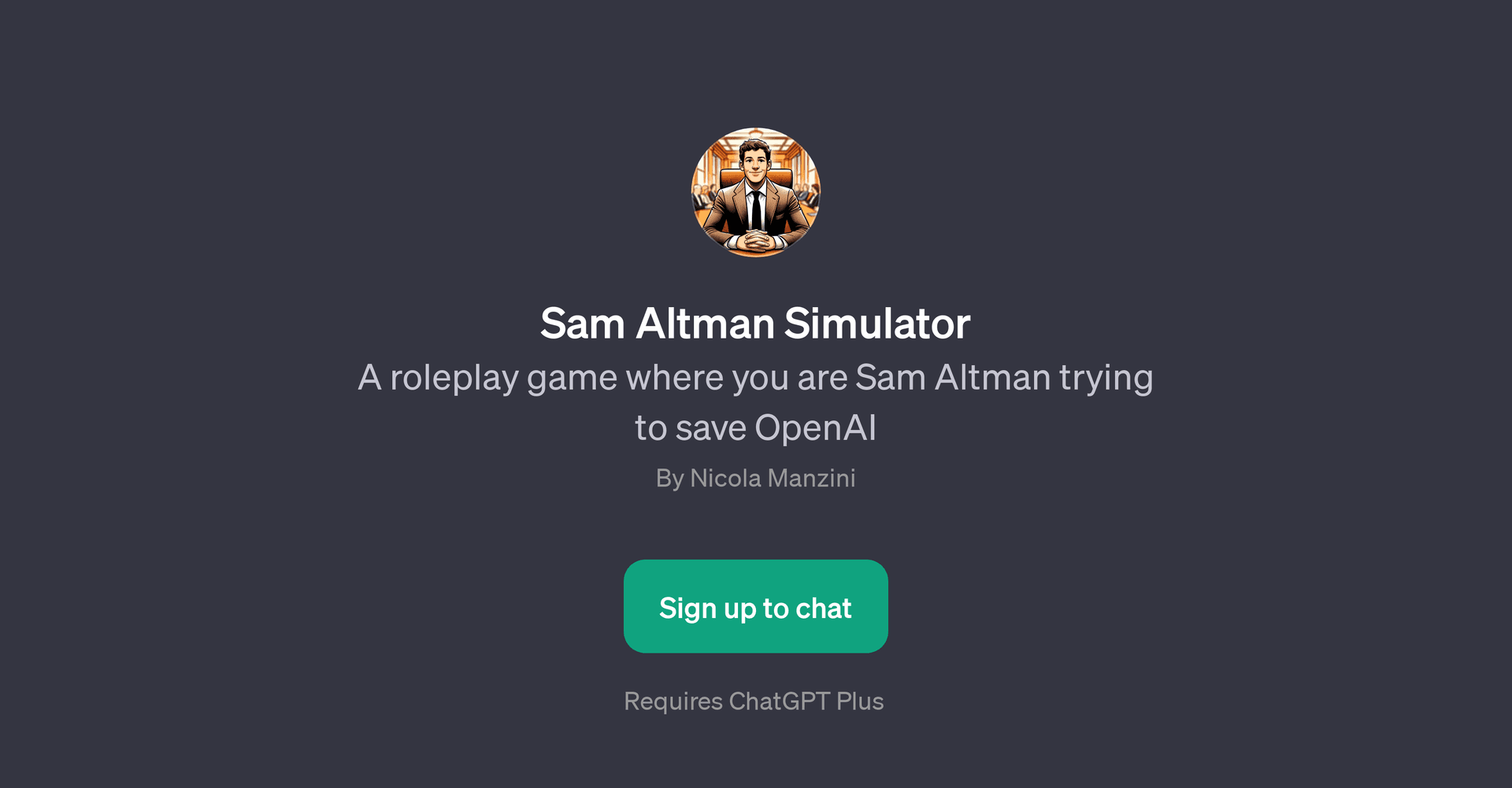 Sam Altman Simulator