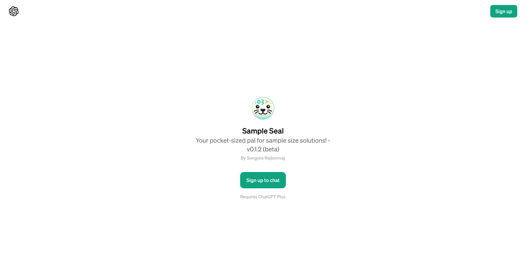 Sample Seal