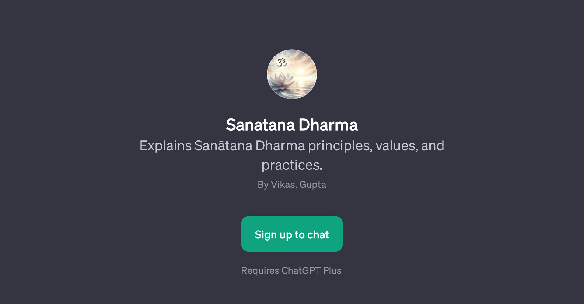 Sanatana Dharma