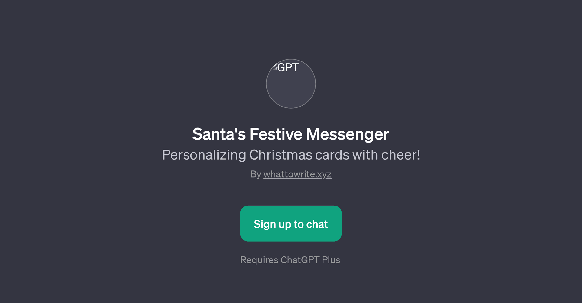 Santa's Festive Messenger
