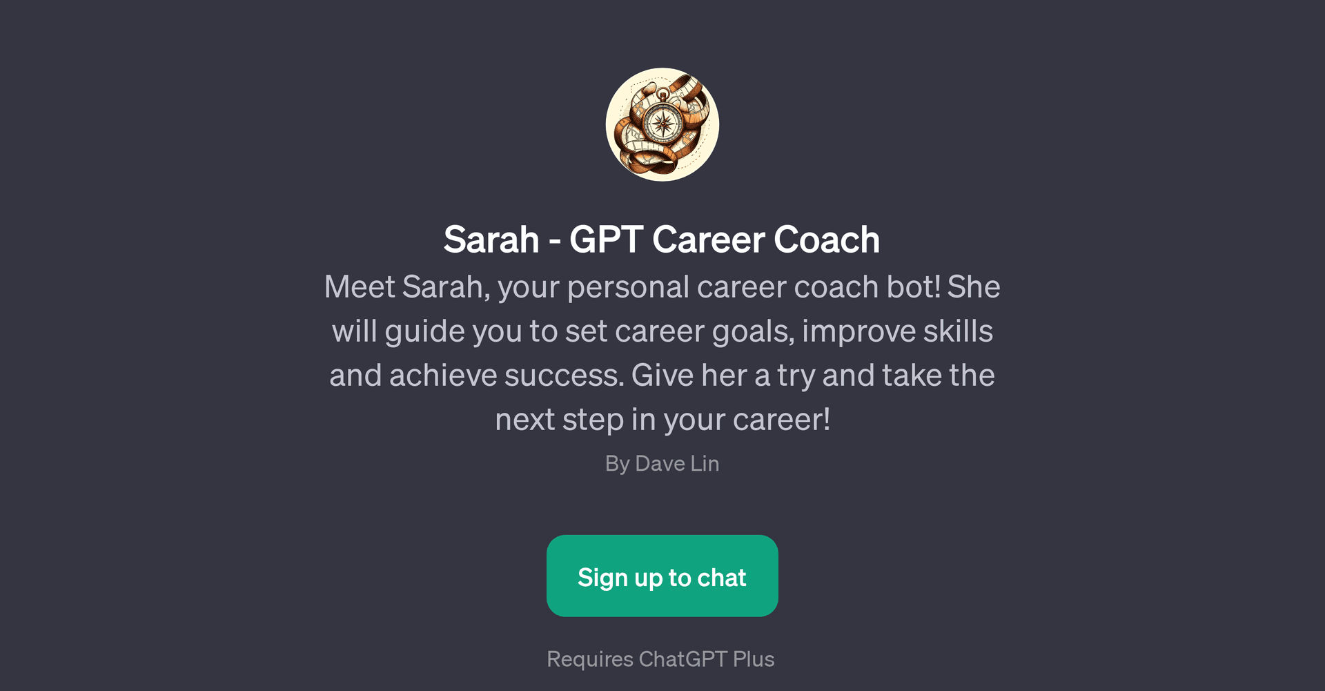 Sarah - GPT Career Coach