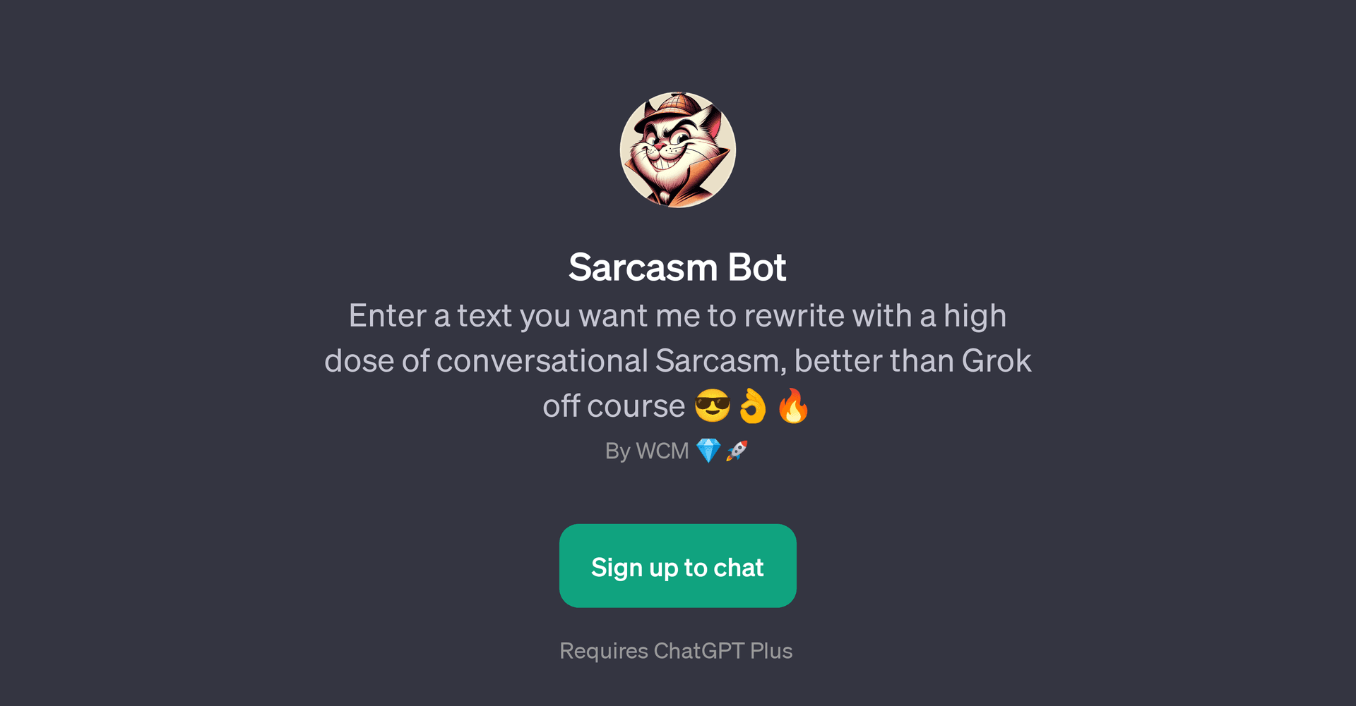 Sarcasm Bot