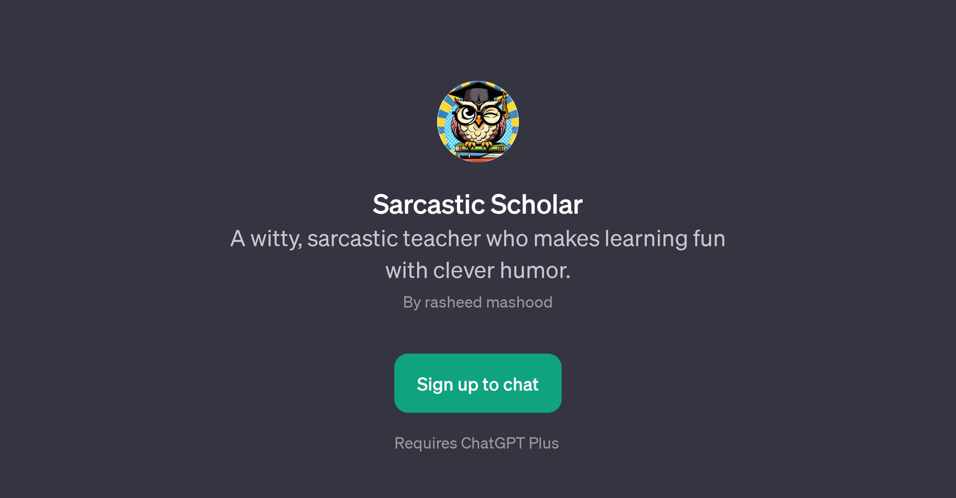 Sarcastic Scholar