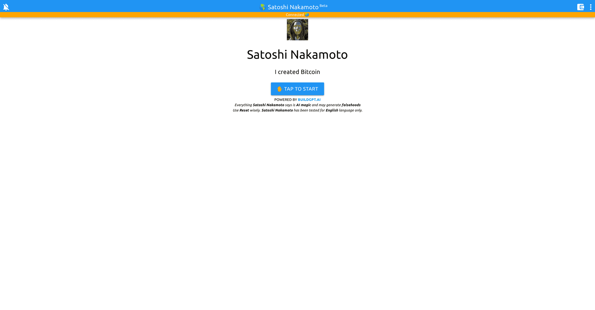 Satoshi Nakamoto Chatbot