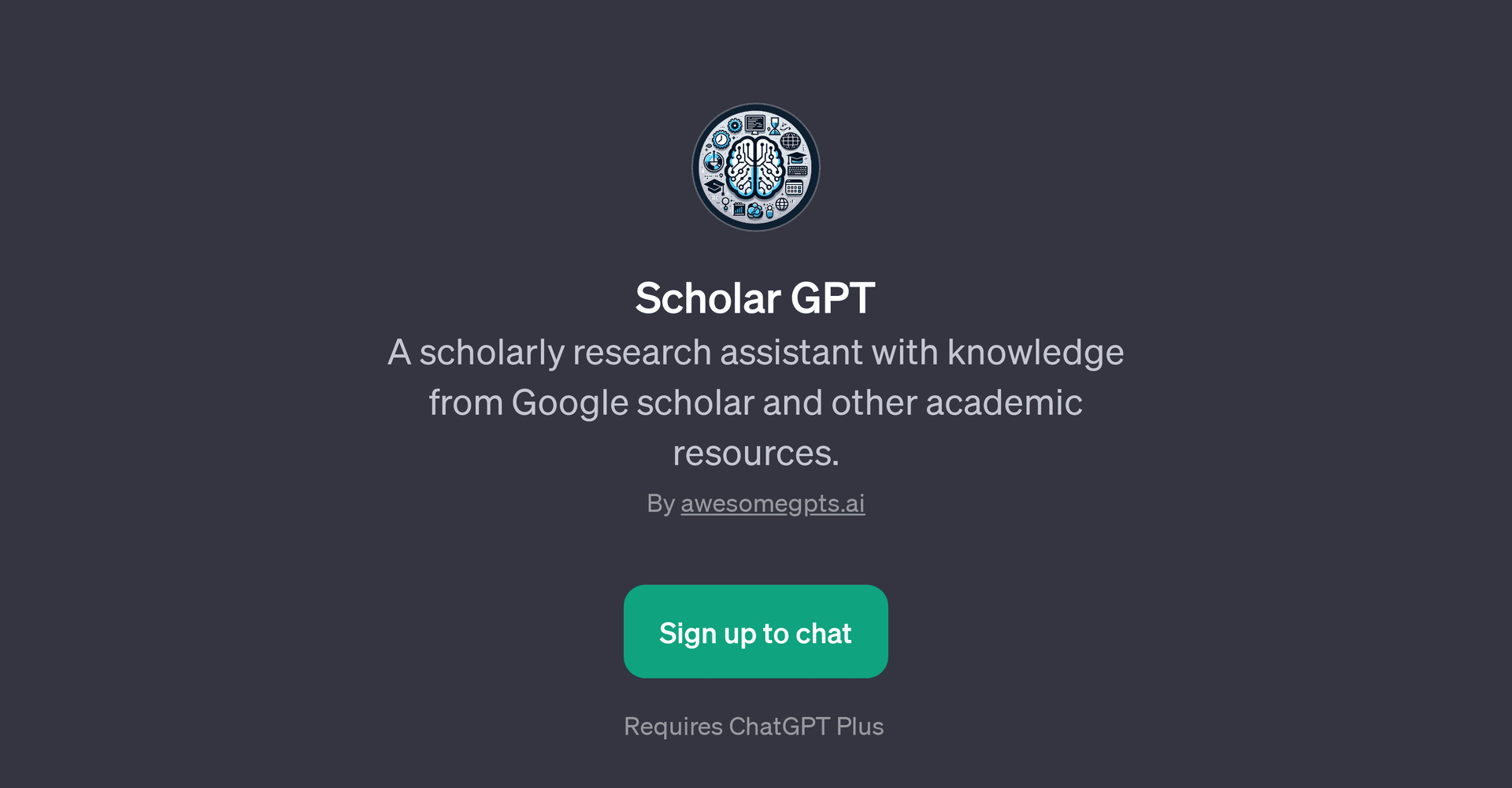 Scholar GPT