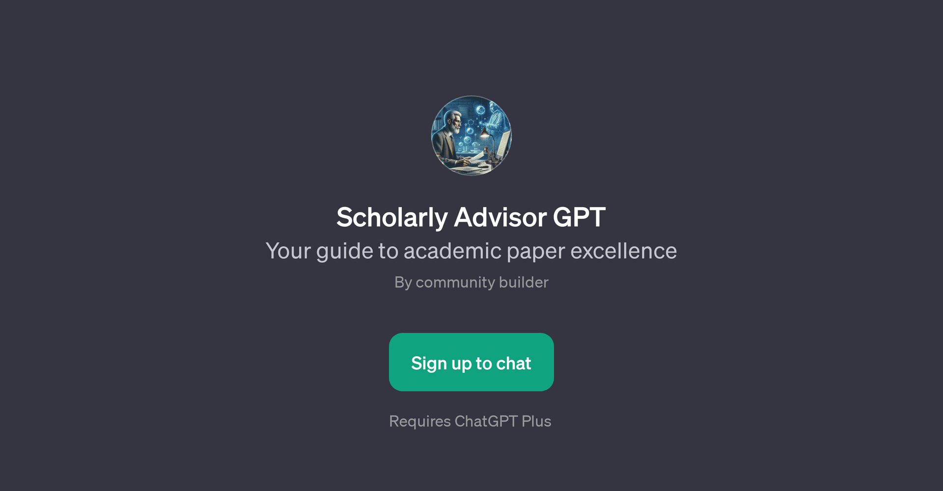 Scholarly Advisor GPT