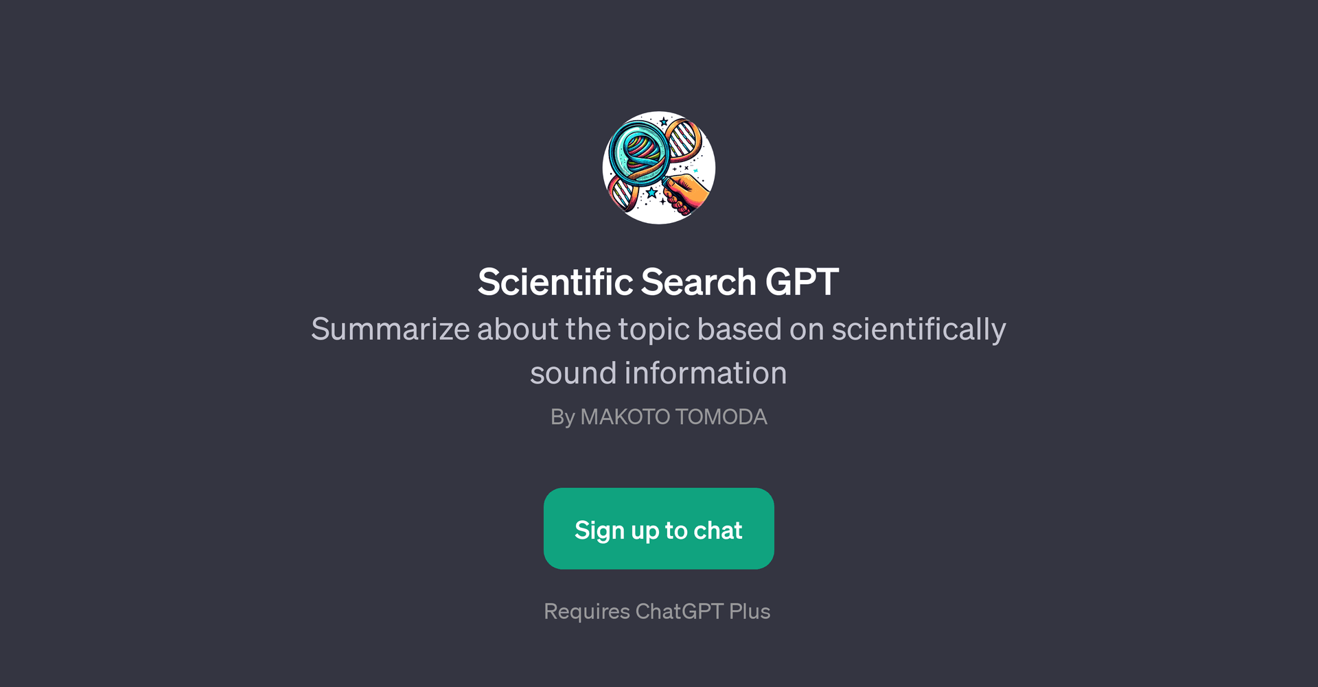 Scientific Search GPT