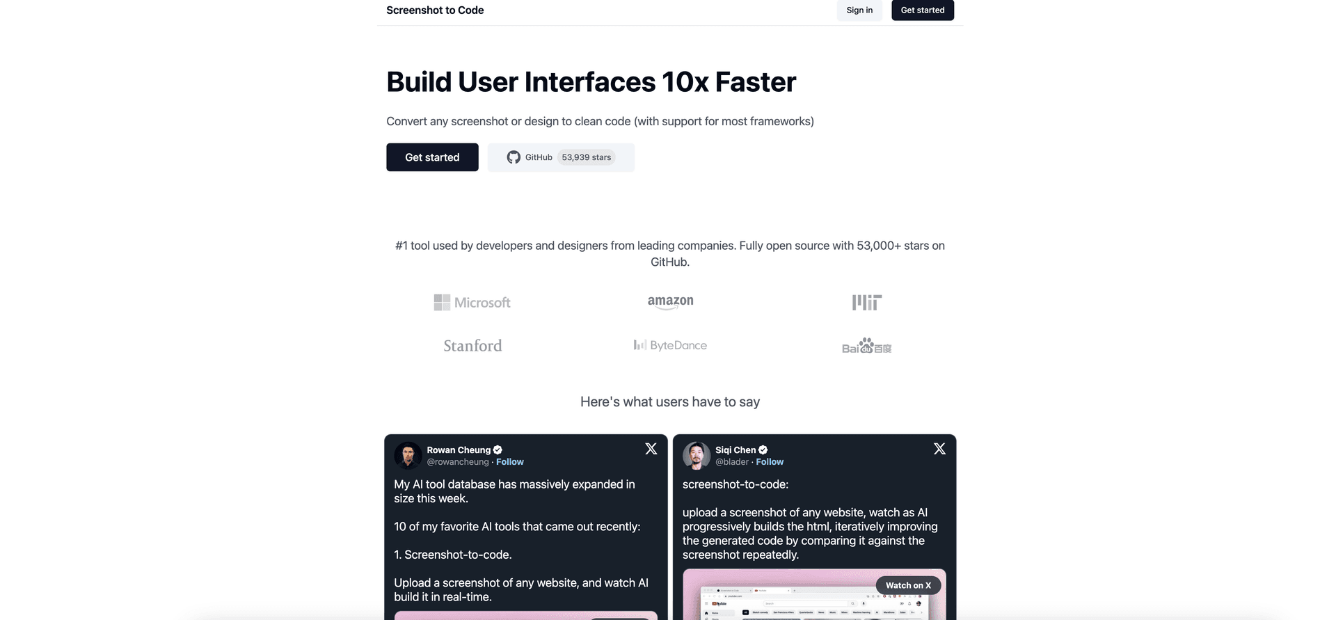 Screenshot to Code