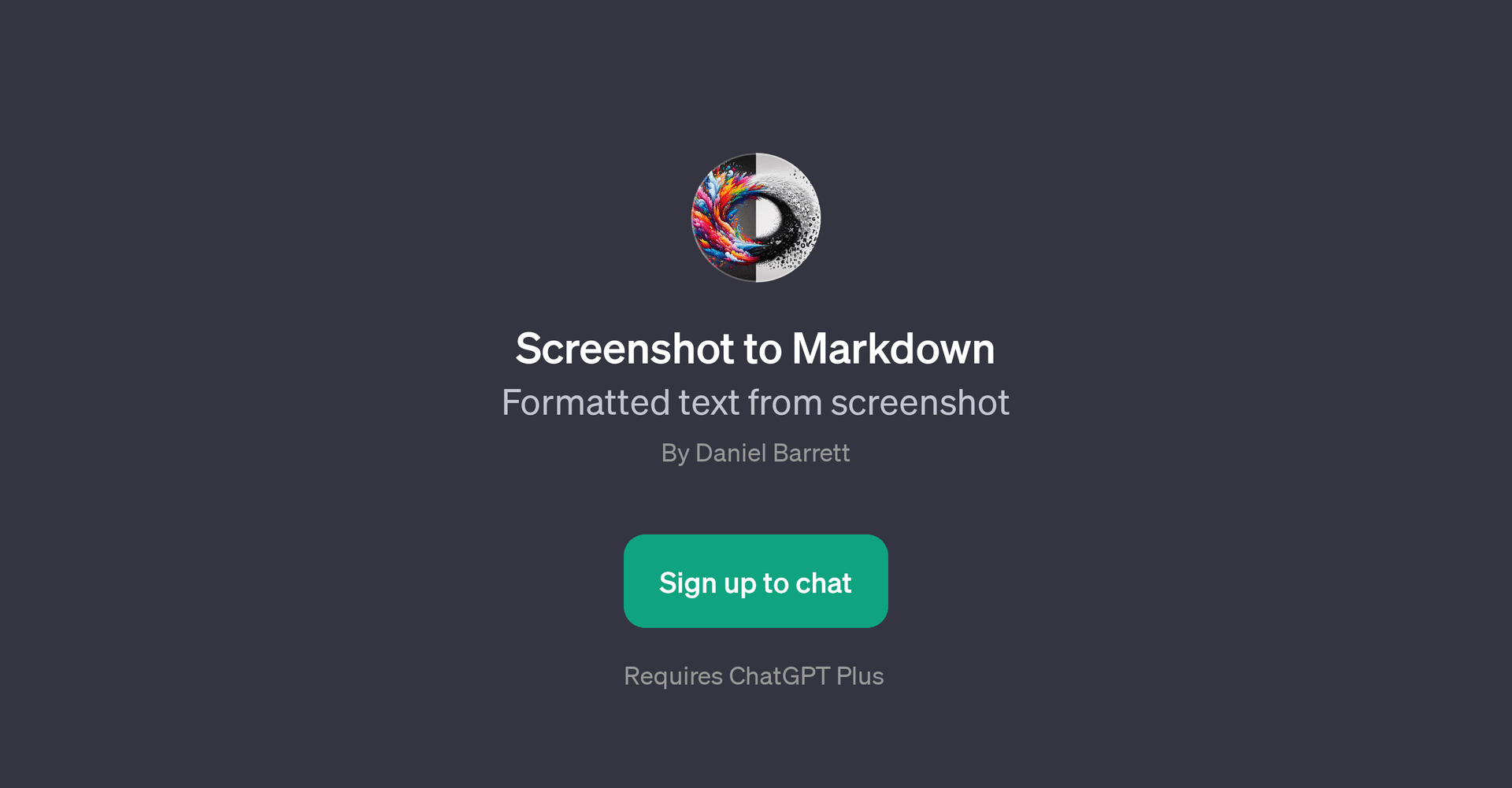 Screenshot to Markdown