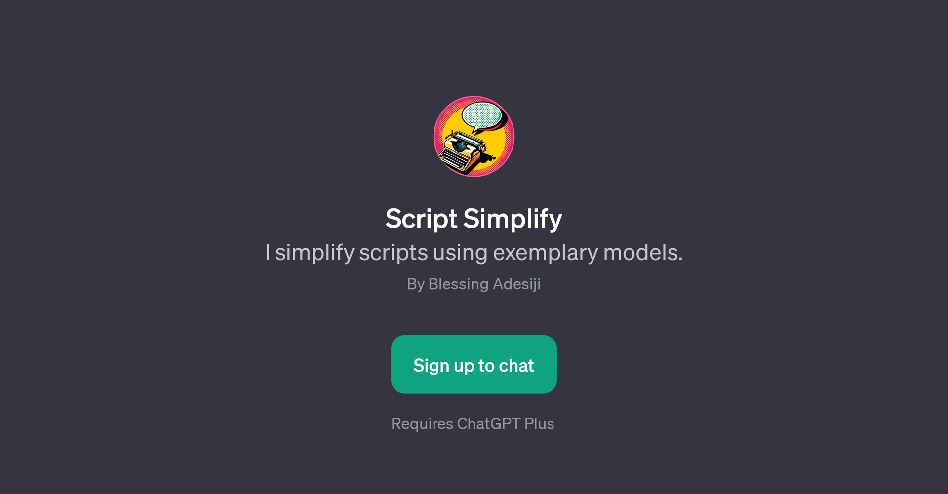 Script Simplify