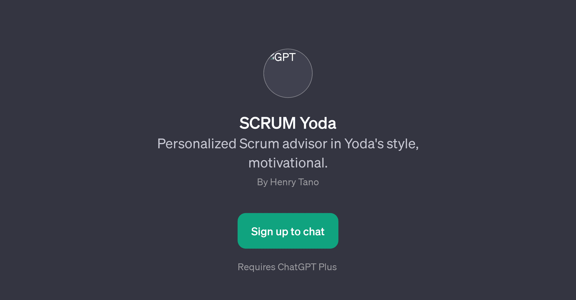 SCRUM Yoda