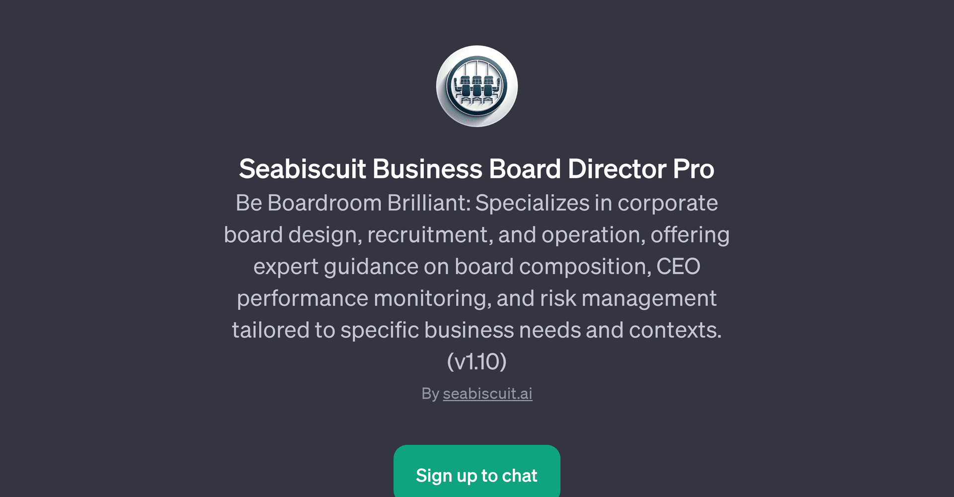 Seabiscuit Business Board Director Pro