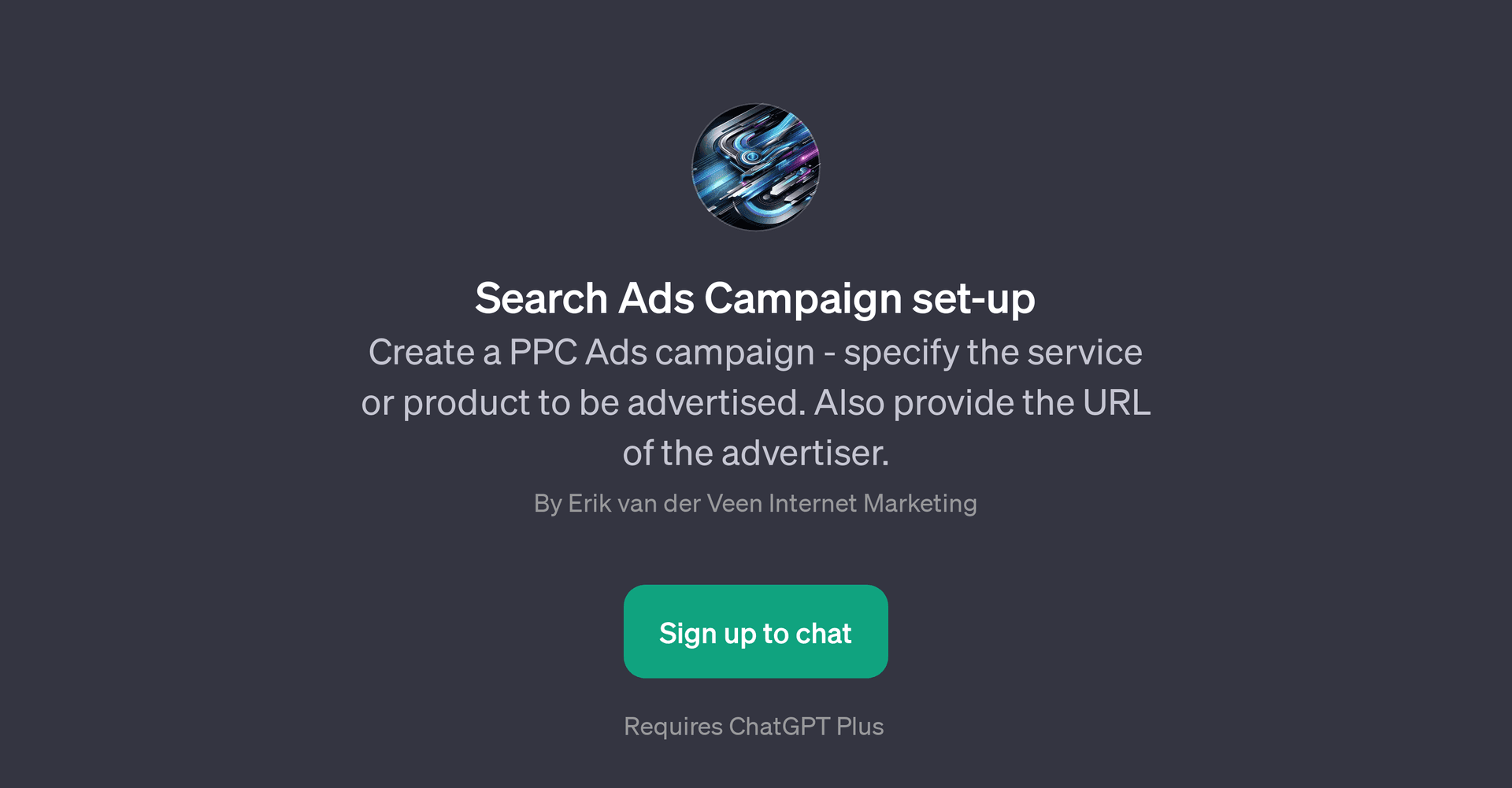 Search Ads Campaign Set-Up GPT