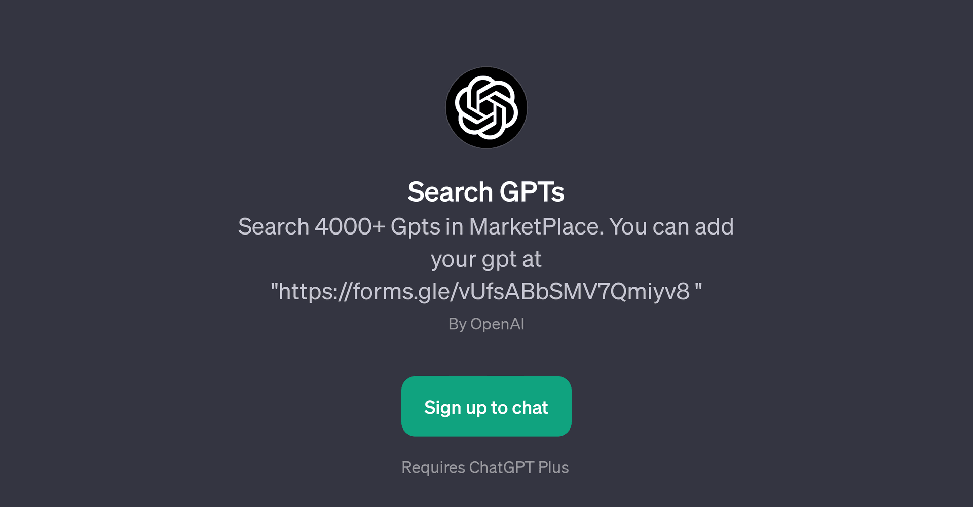 Search GPTs