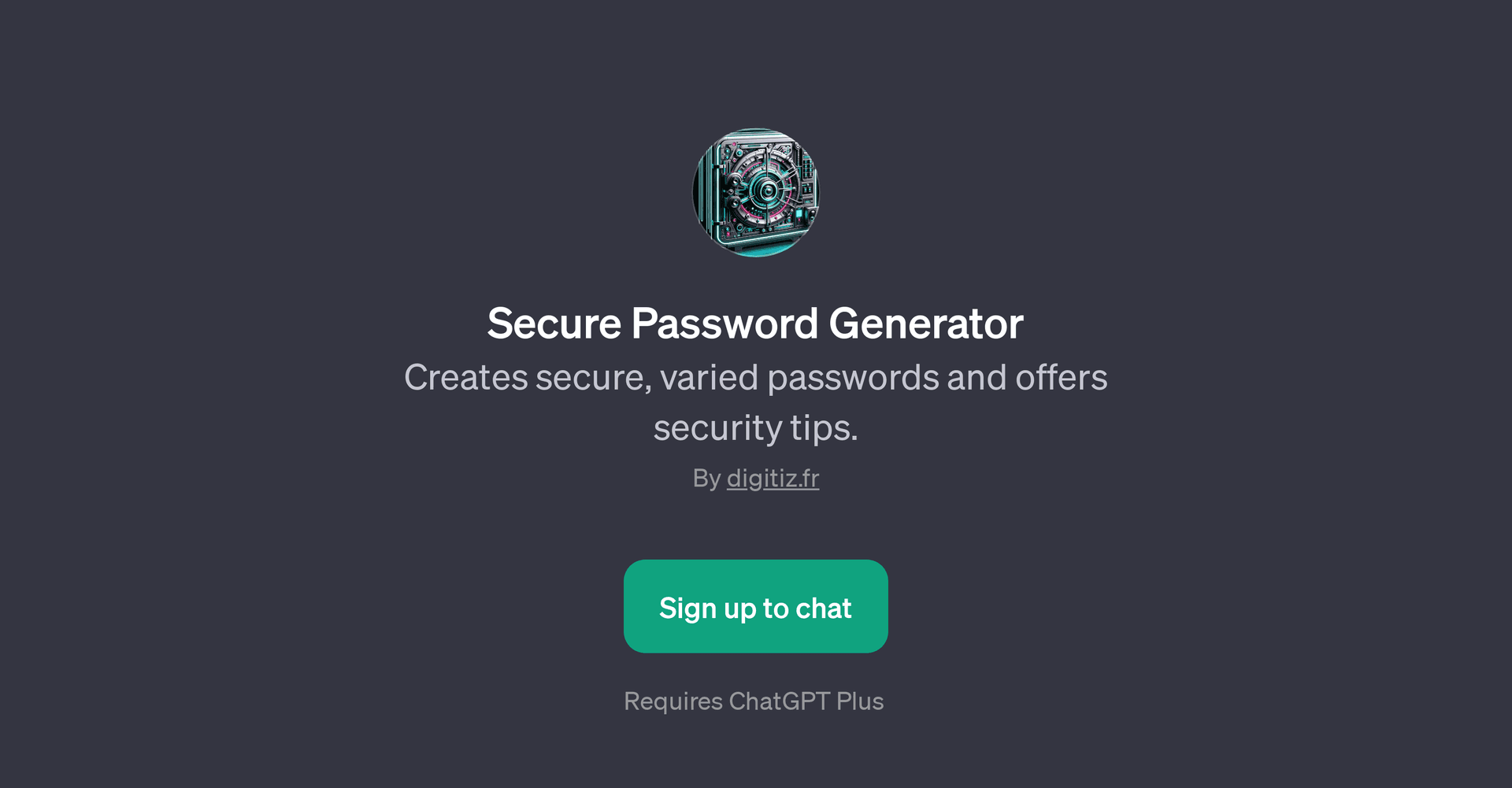 Secure Password Generator