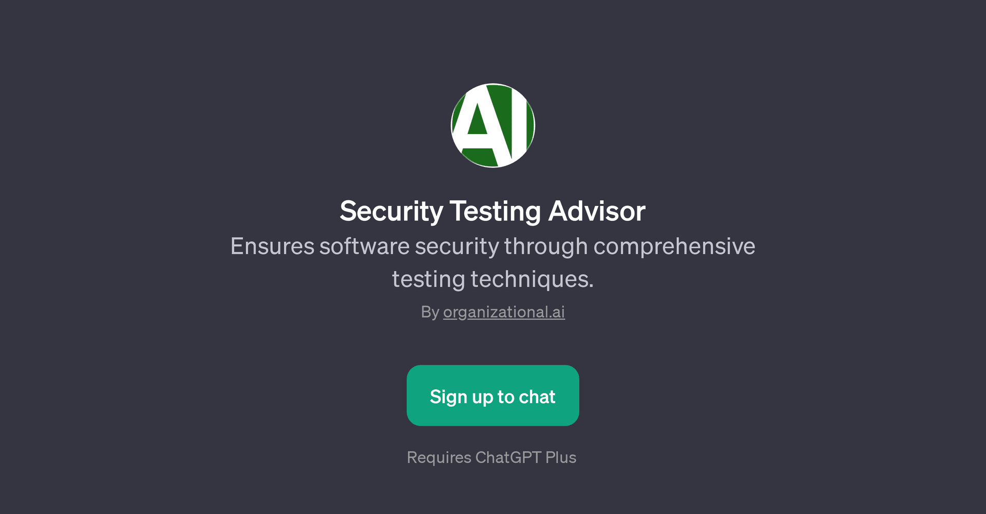 Security Testing Advisor