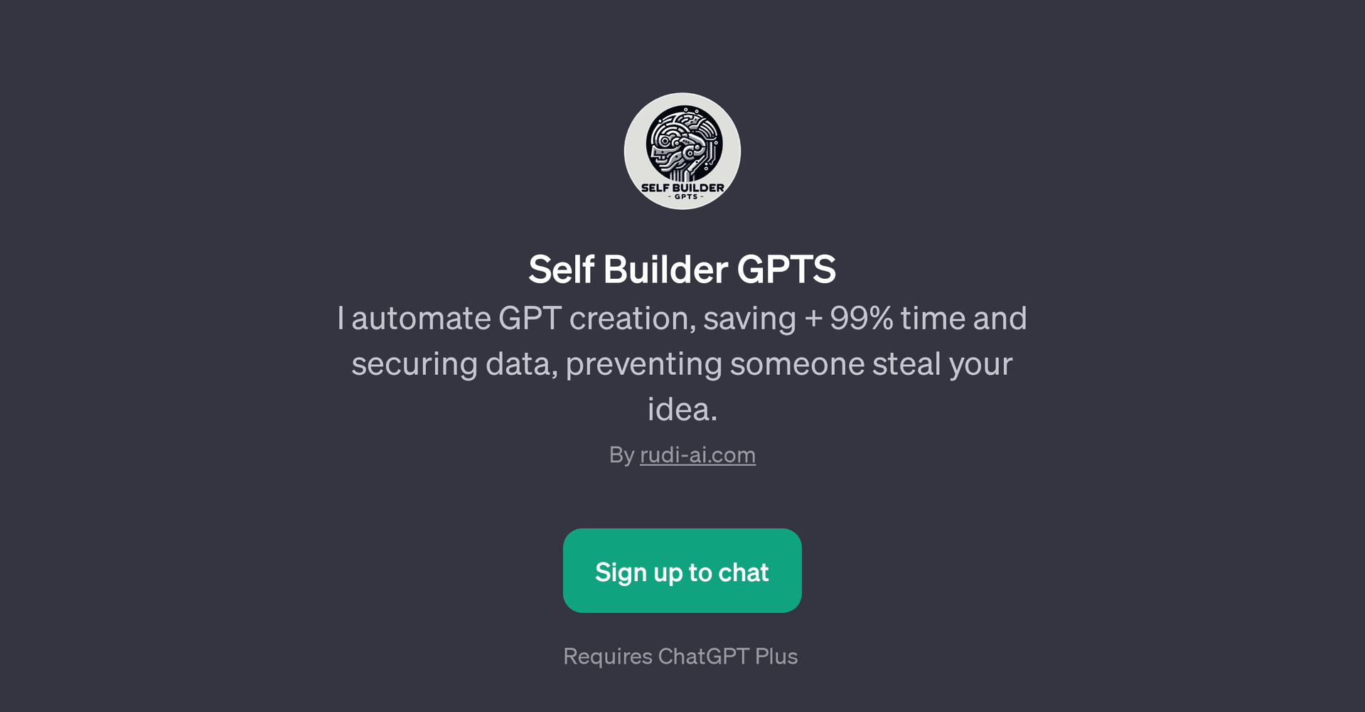 Self Builder GPTS