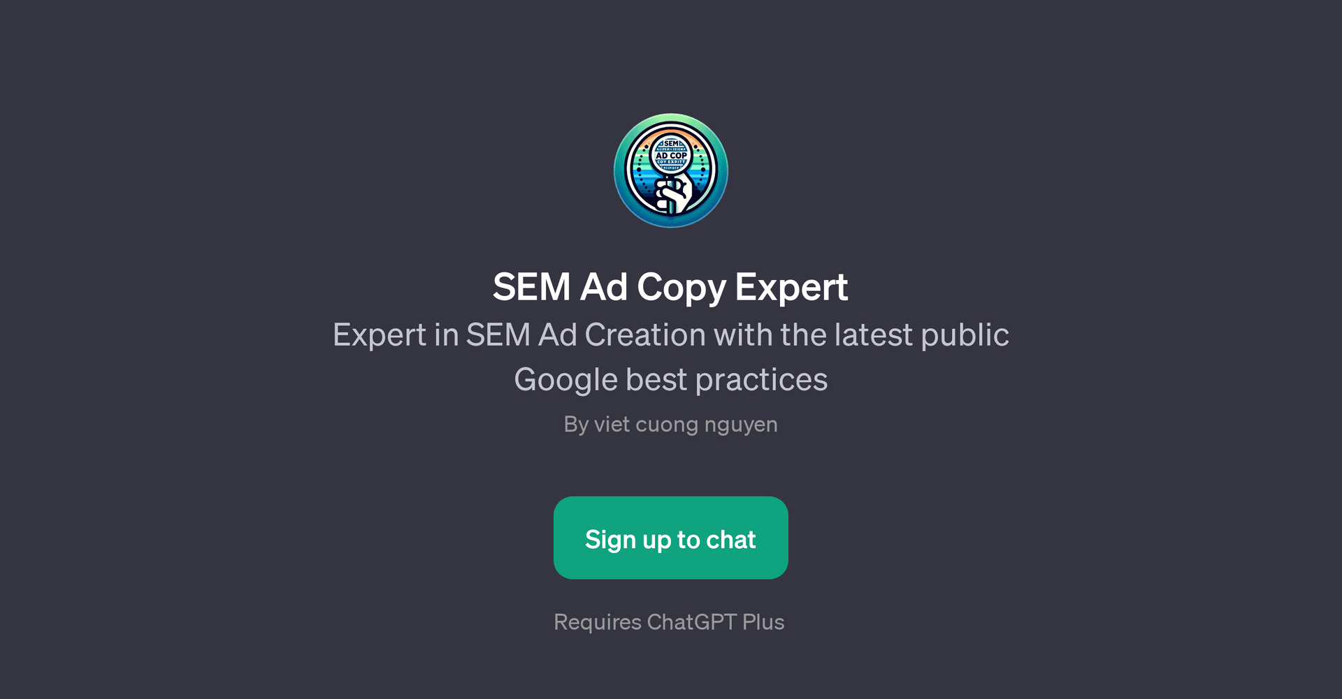 SEM Ad Copy Expert