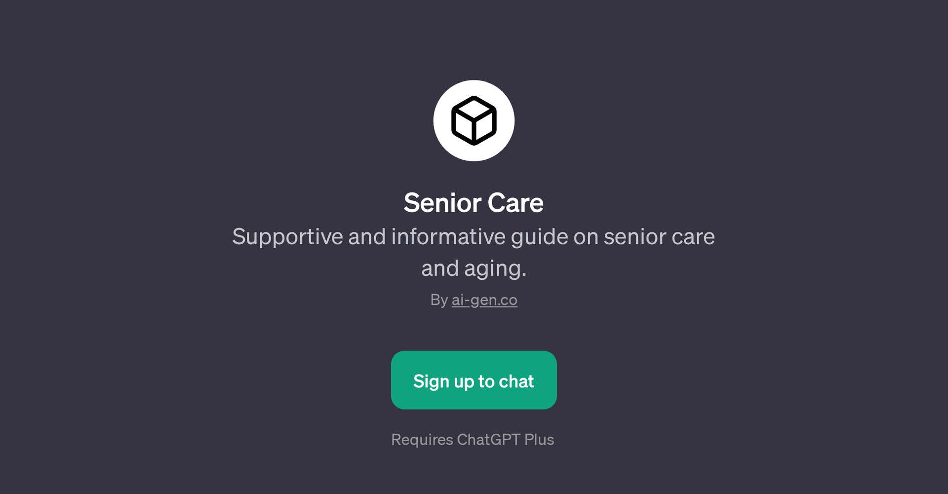 Senior Care GPT