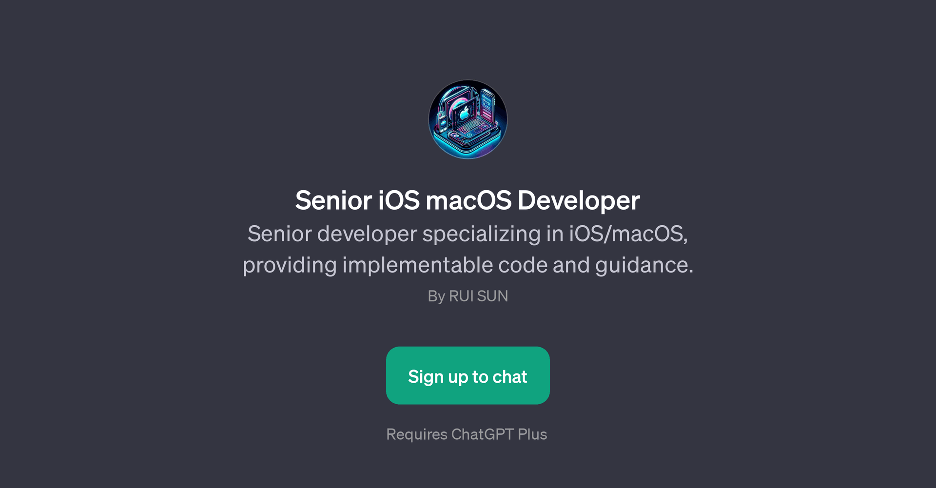 Senior iOS macOS Developer GPT