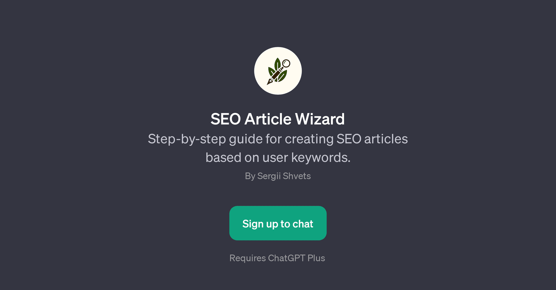 SEO Article Wizard
