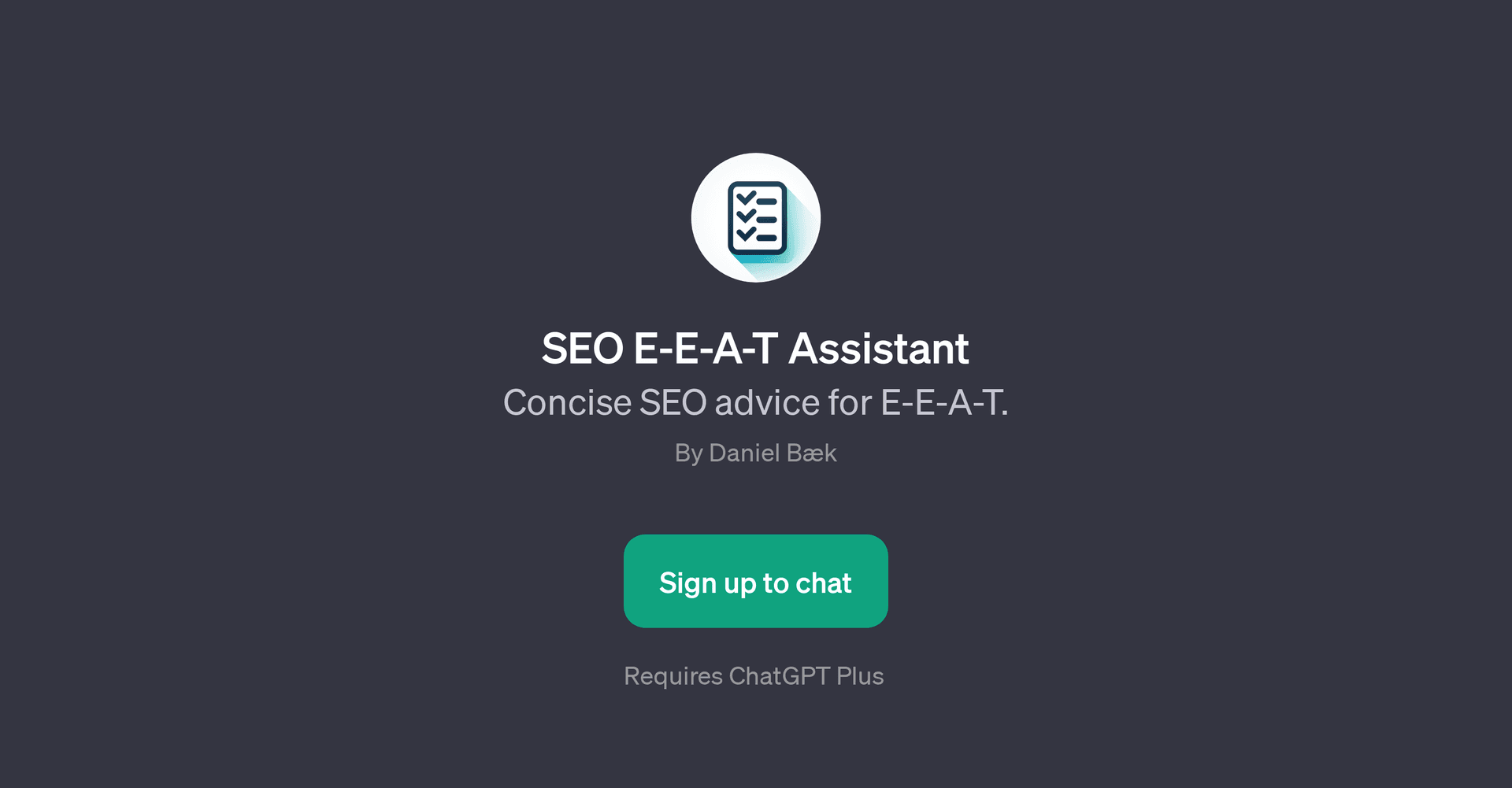 SEO E-E-A-T Assistant