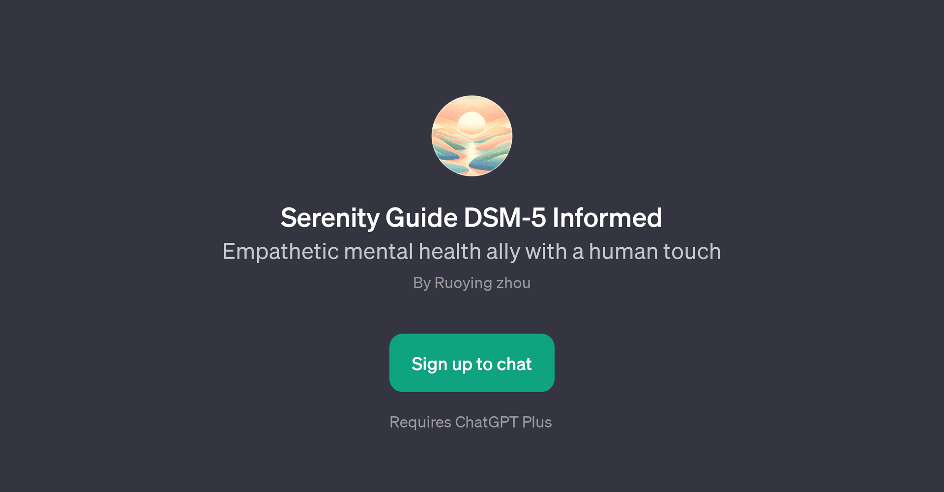 Serenity Guide DSM-5 Informed