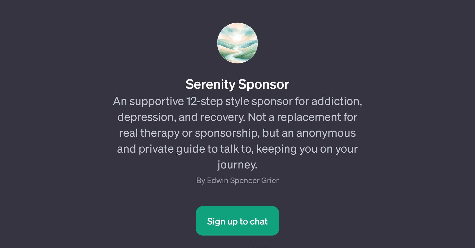 Serenity Sponsor