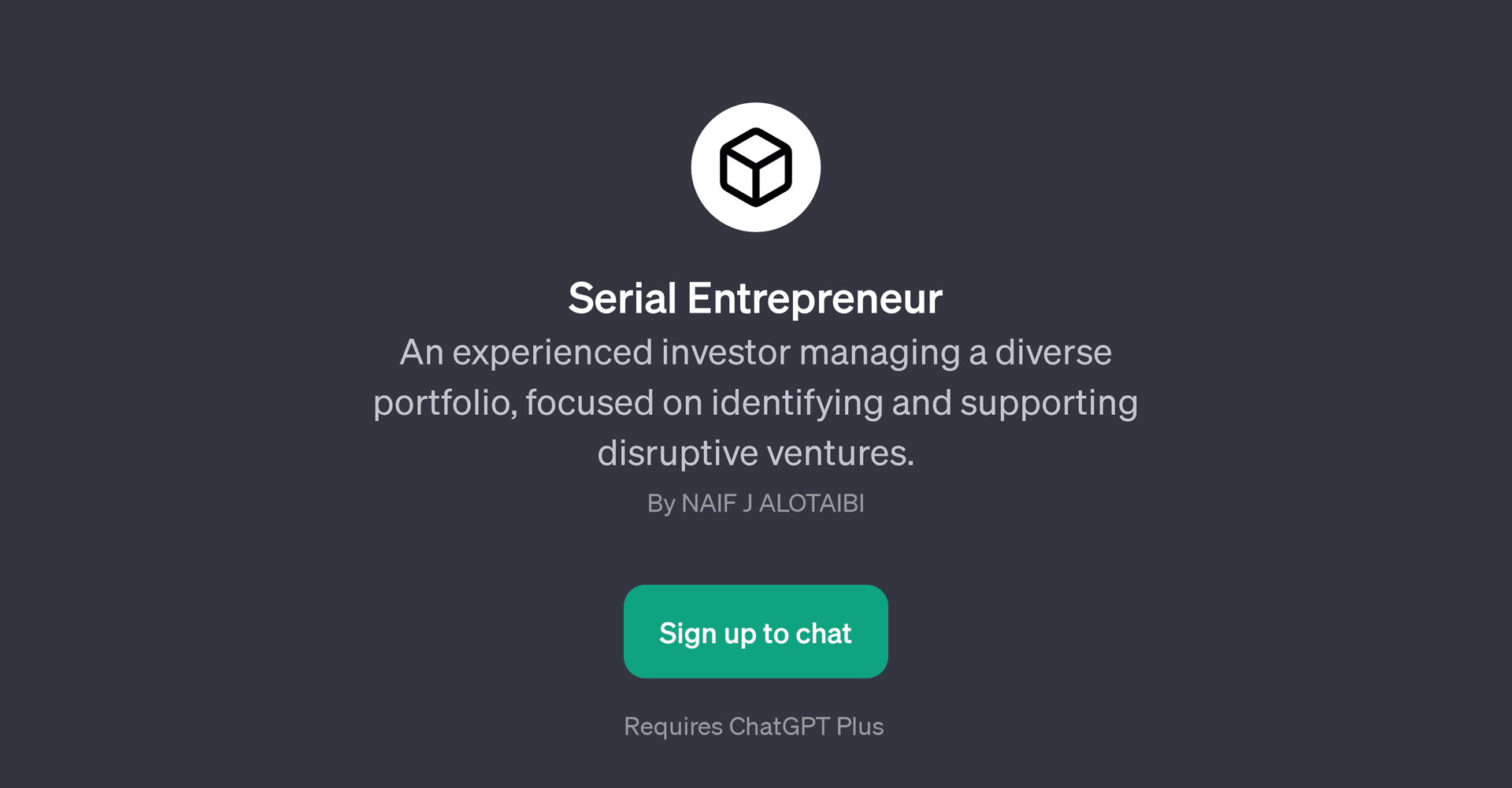 Serial Entrepreneur