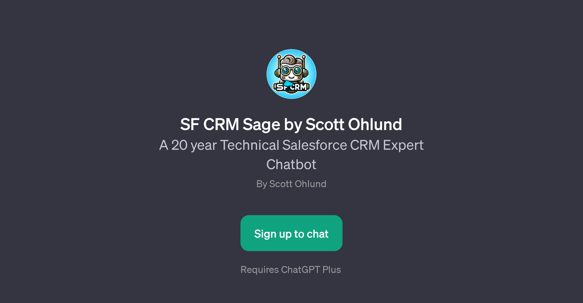 SF CRM Sage by Scott Ohlund