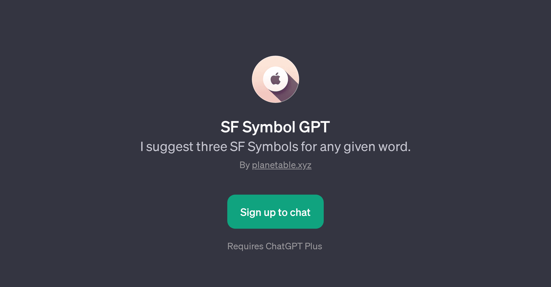 SF Symbol GPT