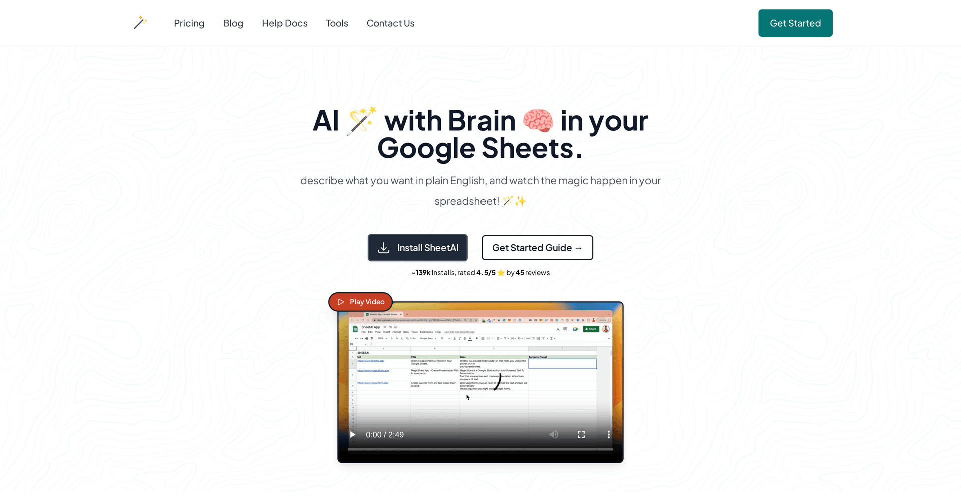 Sheet AI