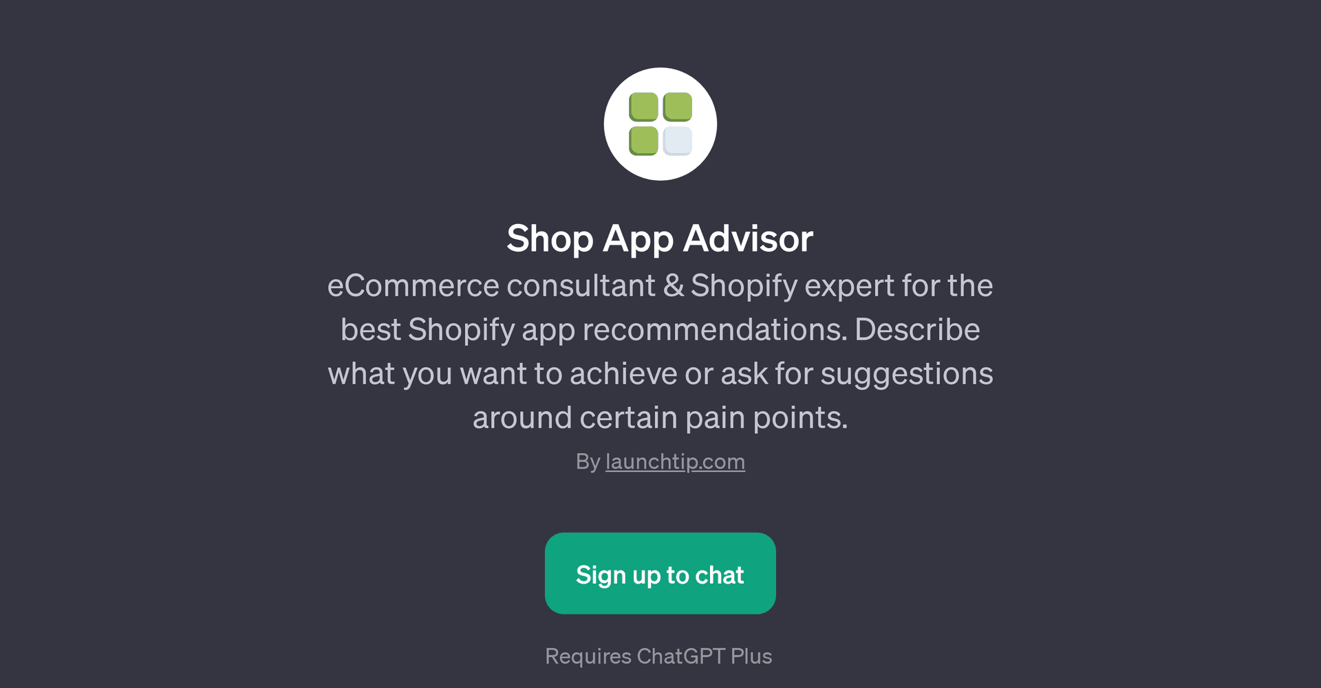 Shop App Advisor