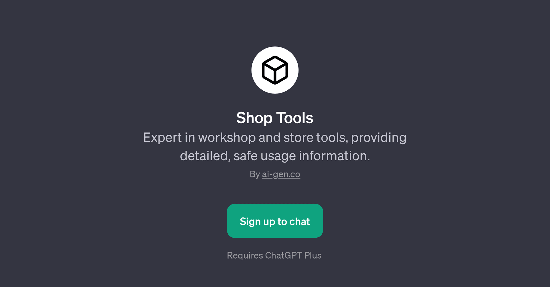 Shop Tools