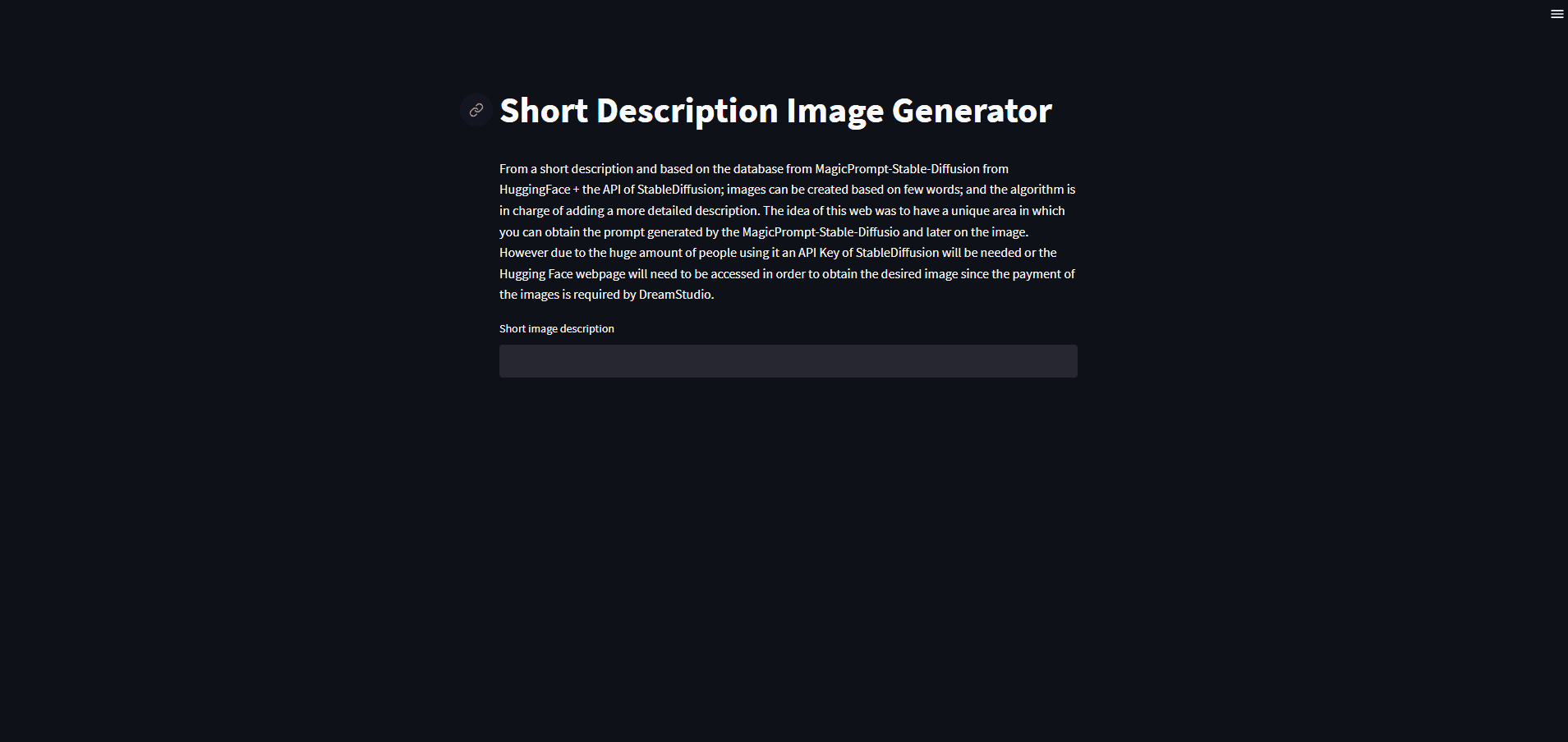 Short Description Images