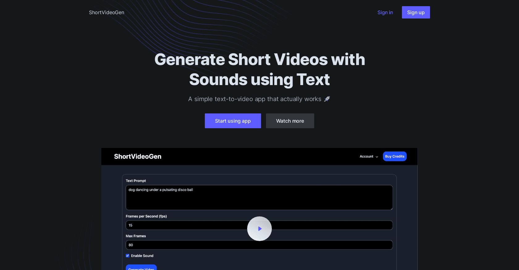 ShortGen Video